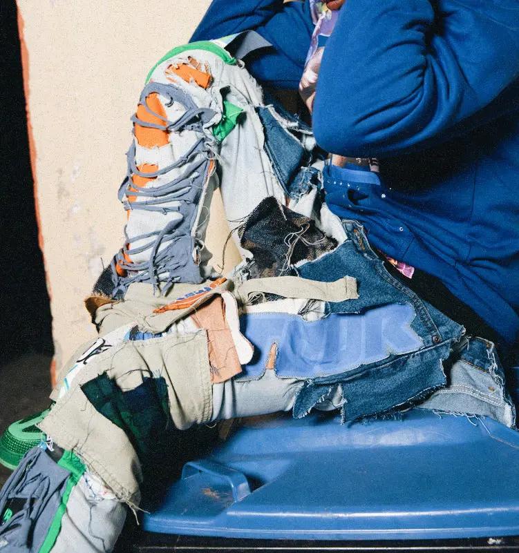 [ UNISEX ] FIJI BONE DENIM TOURIST