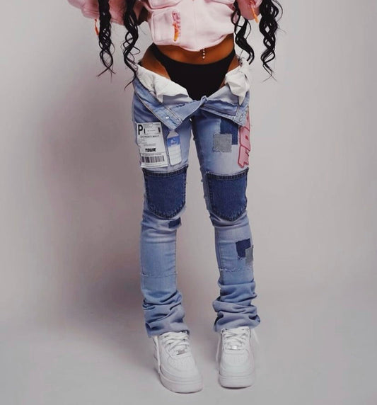 TOUR 6 POCKET STACKED DENIM TOURIST