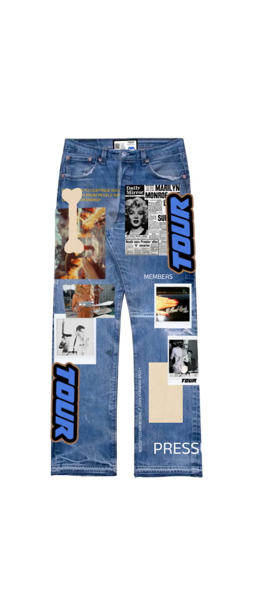 PRESSURE PATCHWORK DENIM TOURIST