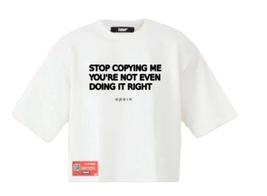 Stop Copying Me 3D Boxy Tee THE TOUR STORE