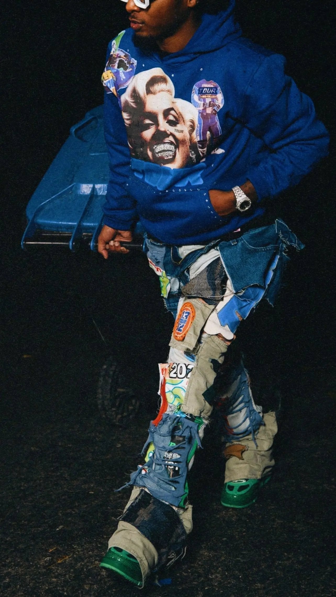 [ UNISEX ] FIJI BONE DENIM TOURIST